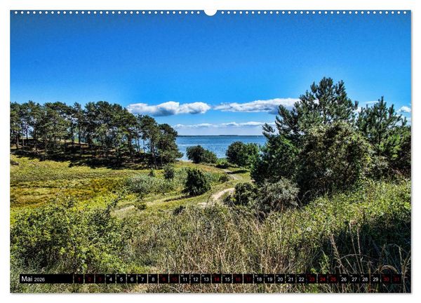 Produktbild: Das idyllische Usedom (Wandkalender 2026 DIN A2 quer), CALVENDO Monatskalender