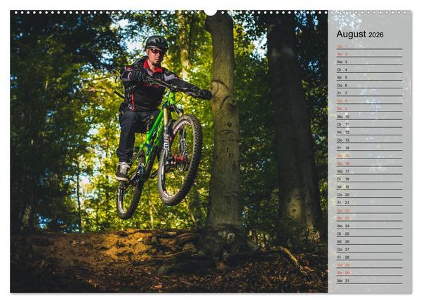 Produktbild: Mountainbike Action (Wandkalender 2026 DIN A2 quer), CALVENDO Monatskalender