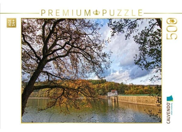 CALVENDO Puzzle Öster Talsperre, Herscheid | 500 Teile Lege-Größe 48 × 36 cm Foto-Puzzle für Erwachsene