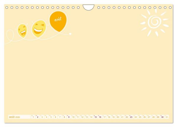 Produktbild: 12 x collage de blagues - calendrier de bricolage (Calendrier mural 2026 DIN A4 vertical), CALVENDO calendrier mensuel