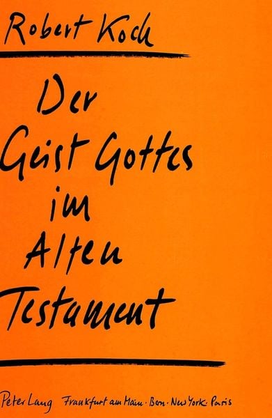 Produktbild: Der Geist Gottes im Alten Testament