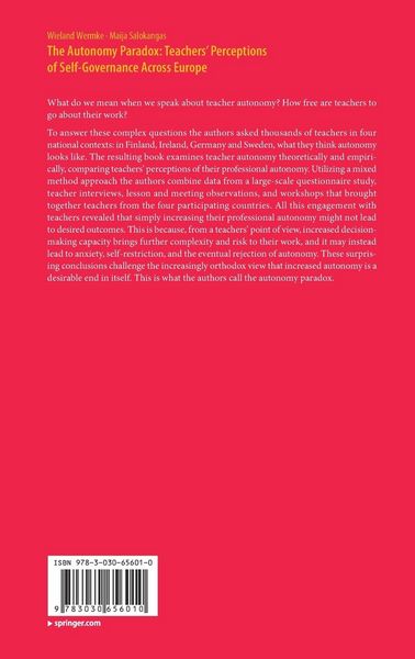 Produktbild: The Autonomy Paradox: Teachers&rsquo; Perceptions of Self-Governance Across Europe