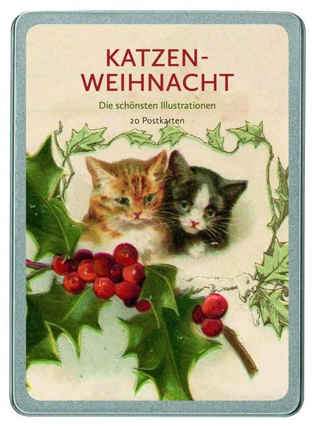 Produktbild: Katzen-Weihnacht Postkarten VE 20