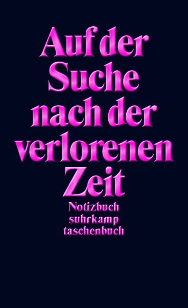 Produktbild: Notizbuch &raquo;Auf der Suche nach der verlorenen Zeit&laquo;