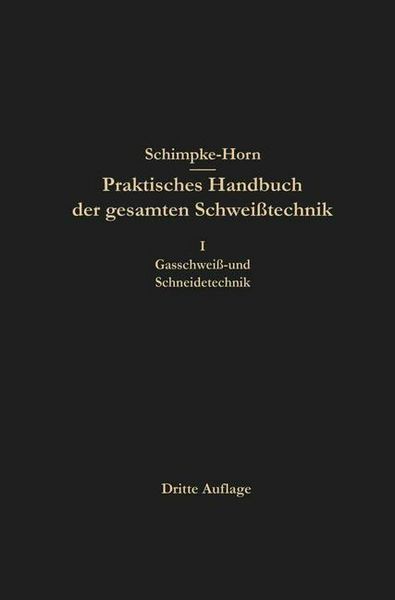 Produktbild: Praktisches Handbuch der gesamten Schwei&szlig;technik