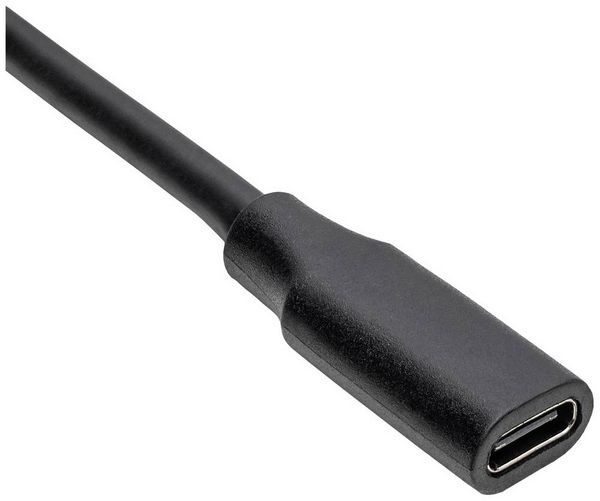 Produktbild: Akyga USB-Kabel USB-C&reg; Stecker, USB-C&reg; Buchse 0.30m Schwarz AK-USB-32