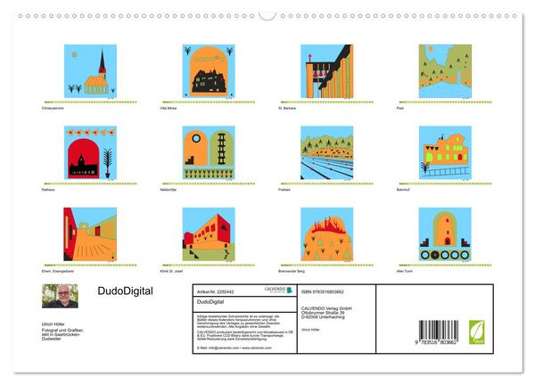 Produktbild: DudoDigital (hochwertiger Premium Wandkalender 2027 DIN A2 quer), Kunstdruck in Hochglanz