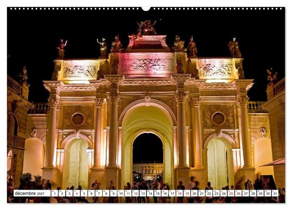 Produktbild: Nancy et Metz &ndash; Tr&eacute;sors uniques en Lorraine (Calendrier mural haut de gamme 2027 DIN A2 vertical), CALVENDO calendrier mensuel