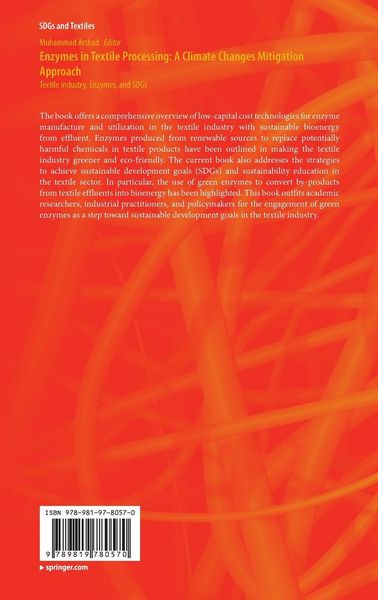 Produktbild: Enzymes in Textile Processing: A Climate Changes Mitigation Approach