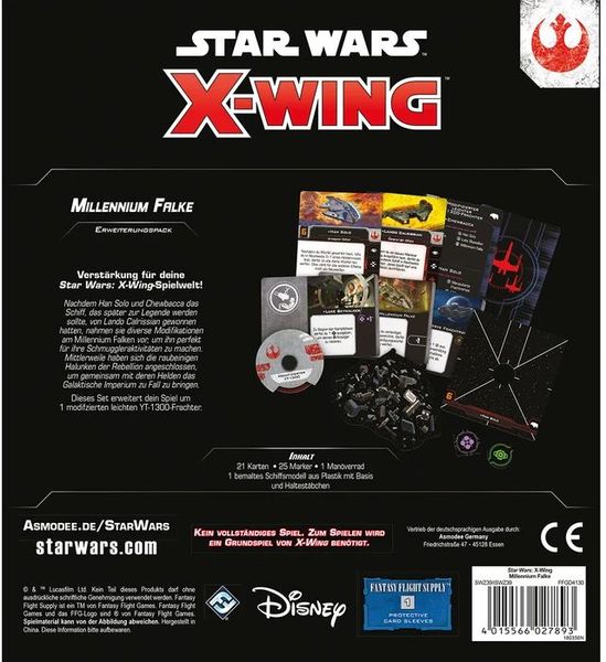 Produktbild: Star Wars X-Wing 2. Edition - Millennium Falke