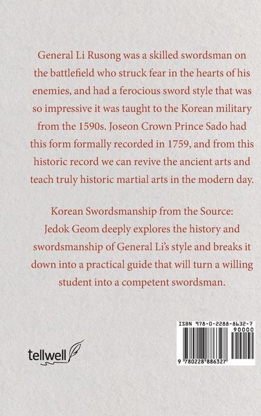 Produktbild: Joseon Korean Swordsmanship From the Source Jedok Geom