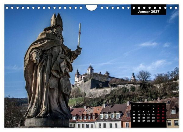 Produktbild: W&uuml;rzburg - Die Perle Unterfrankens (Wandkalender 2027 DIN A4 quer), CALVENDO Monatskalender