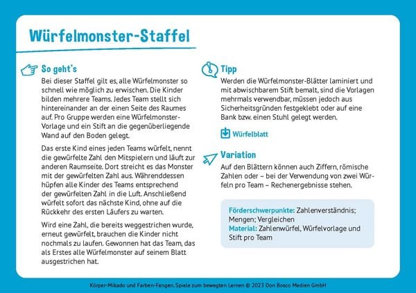 Produktbild: Körper-Mikado und Farben-Fangen