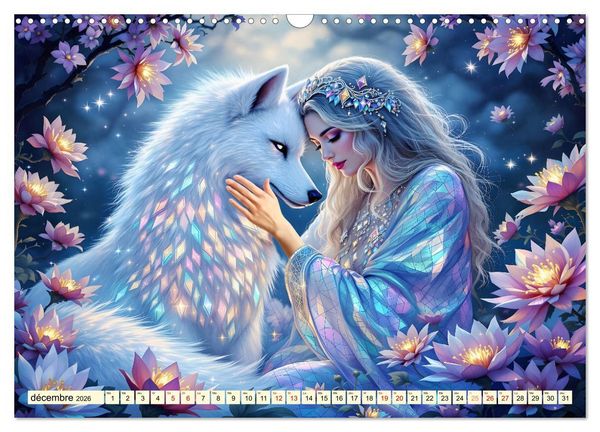 Produktbild: Des amiti&eacute;s touchantes (Calendrier mural 2026 DIN A3 vertical), CALVENDO calendrier mensuel