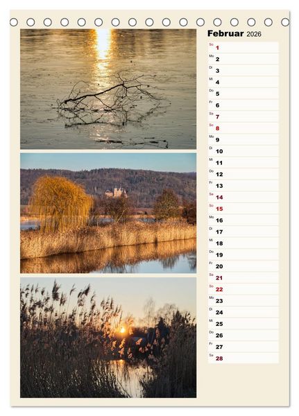 Produktbild: Harmonie der Farben in Landschaft und Natur (Tischkalender 2026 DIN A5 hoch), CALVENDO Monatskalender