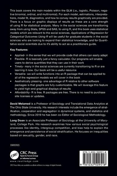 Produktbild: Applications of Regression for Categorical Outcomes Using R