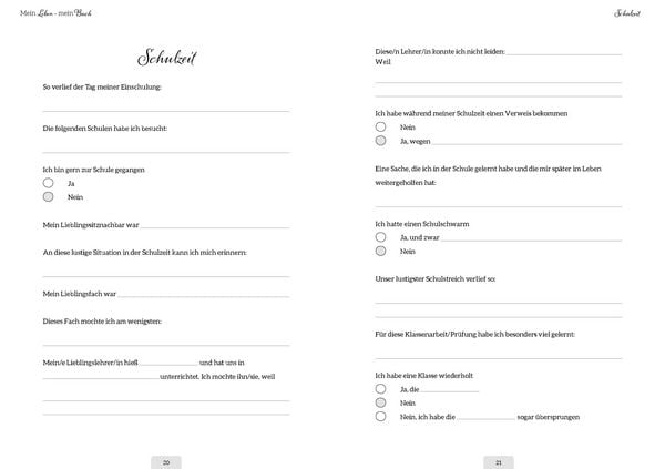 Produktbild: Mein Leben &ndash; mein Buch