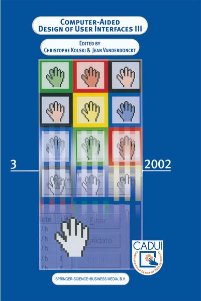 Produktbild: Computer-Aided Design of User Interfaces III