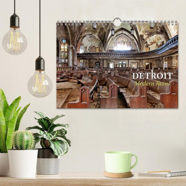 Produktbild: Detroit - Modern Ruins (Wandkalender 2026 DIN A4 quer), CALVENDO Monatskalender