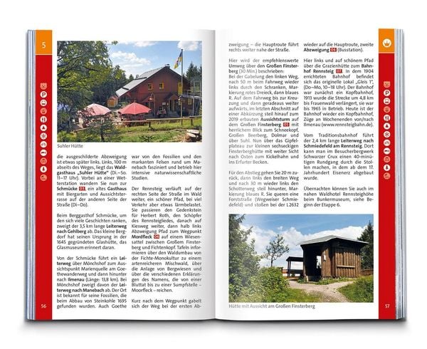 Produktbild: KOMPASS Wanderf&uuml;hrer Rennsteig, 10 Etappen