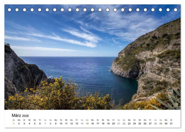 Produktbild: Ischia - Isola verde (Tischkalender 2026 DIN A5 quer), CALVENDO Monatskalender