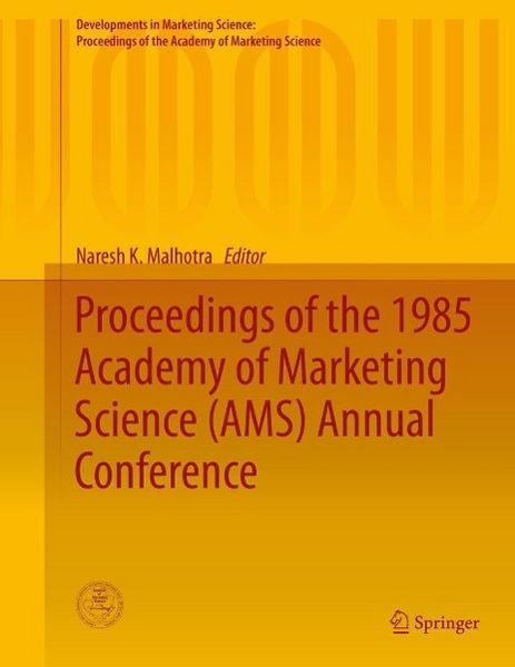 Produktbild: Proceedings of the 1985 Academy of Marketing Science (AMS) Annual Conference