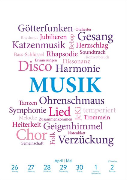Produktbild: Was uns bewegt Wochen-Kulturkalender 2027 - Mit Worten auf Gedankenreise