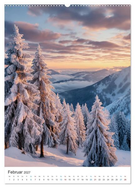 Produktbild: Berge im Wandel (Wandkalender 2027 DIN A2 hoch), CALVENDO Monatskalender