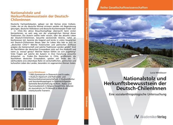 Nationalstolz und Herkunftsbewusstsein der Deutsch-ChilenInnen, Taschenbuch von Lucia Metzbauer, AV Akademikerverlag, 9783639456066