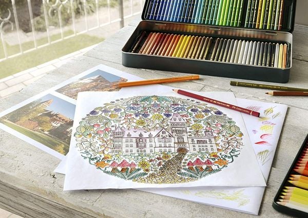 Produktbild: Faber-Castell K&uuml;nstlerfarbstifte Polychromos, 120er Set Metalletui