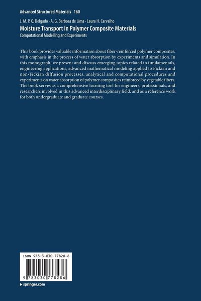 Produktbild: Moisture Transport in Polymer Composite Materials