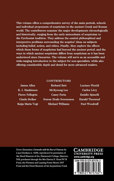 Produktbild: The Cambridge Companion to Ancient Scepticism