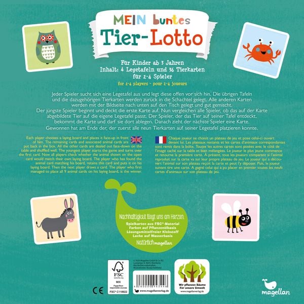 Produktbild: Mein buntes Tier-Lotto