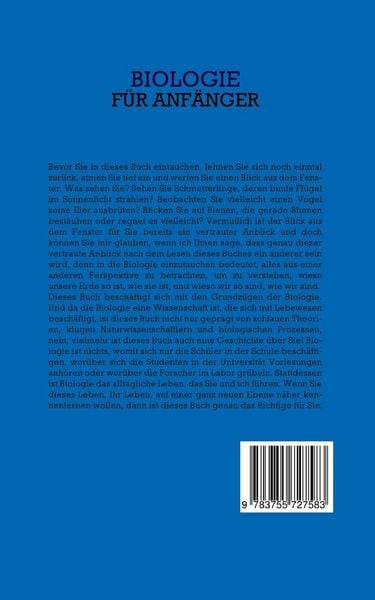 Produktbild: Biologie f&uuml;r Anf&auml;nger: Wie Sie die Grundlagen der Biologie leicht verstehen und die Geheimnisse des Lebens endlich l&uuml;ften - inkl. Evolutionstheorie