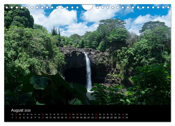 Produktbild: Hawaiianische Tr&auml;ume Big Island (Wandkalender 2026 DIN A4 quer), CALVENDO Monatskalender