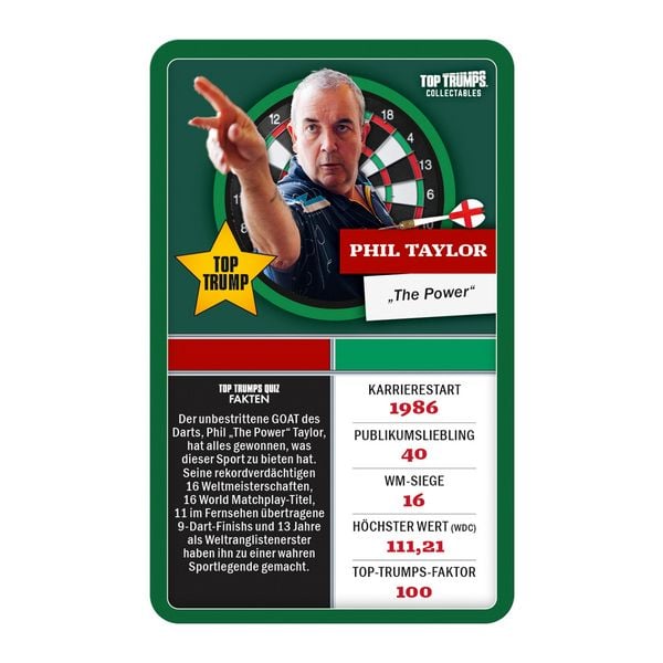 Produktbild: Top Trumps Collectables Darts