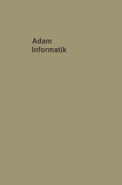 Produktbild: Informatik Probleme der Mit- und Umwelt