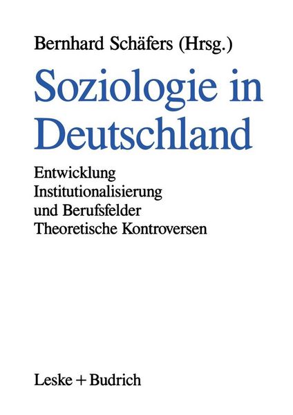 Produktbild: Soziologie in Deutschland