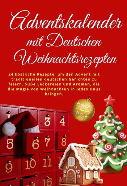 Adventskalender mit deutschen Weihnachtsrezepten