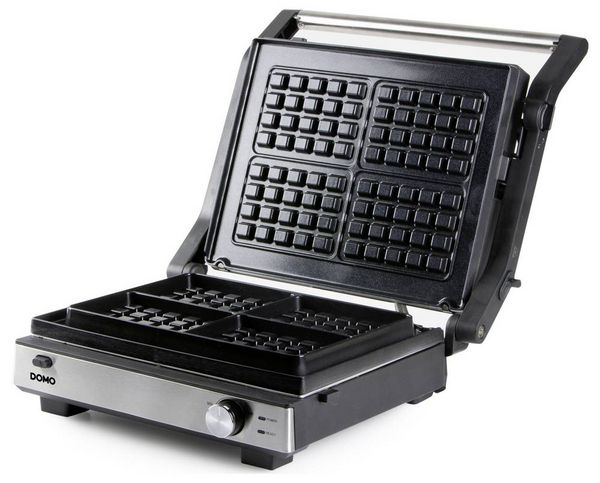 Produktbild: DOMO MULTIFUNKTIONALER KONTAKTGRILL 2-IN-1 Grill Schwarz