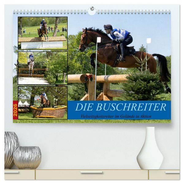 Produktbild: Die Buschreiter (hochwertiger Premium Wandkalender 2026 DIN A2 quer), Kunstdruck in Hochglanz