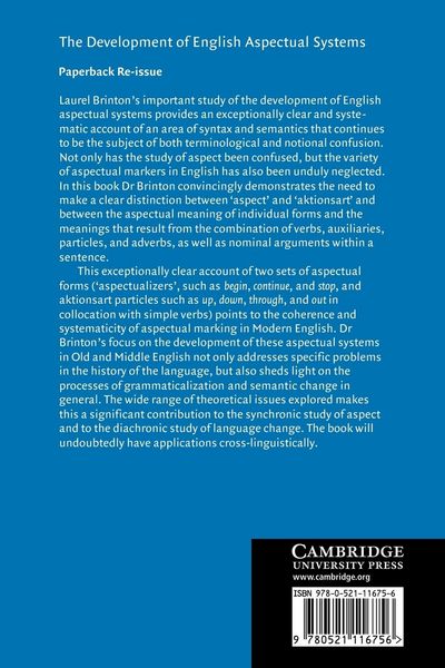 Produktbild: The Development of English Aspectual Systems