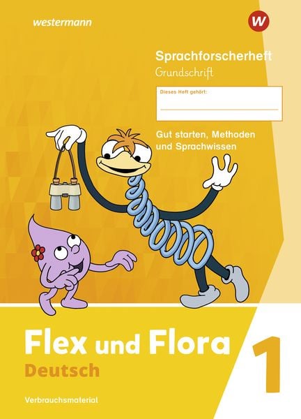 Produktbild: Flex und Flora 1. Sprachforscherheft 1 GS (Grundschrift)