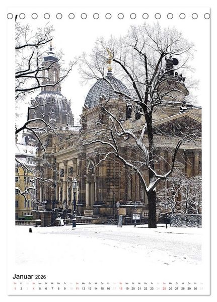 Produktbild: Bilder aus Dresden (Tischkalender 2026 DIN A5 hoch), CALVENDO Monatskalender