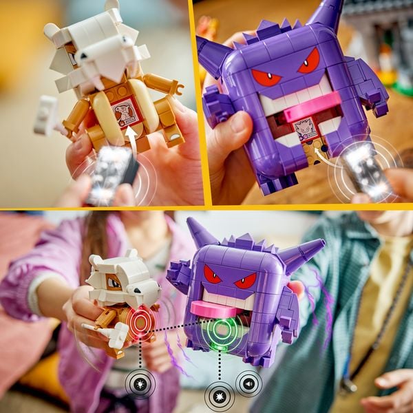 Produktbild: LEGO Pok&eacute;mon SMART Play: Tragossos und Gengars Gruselduell kompatibles Set 72166