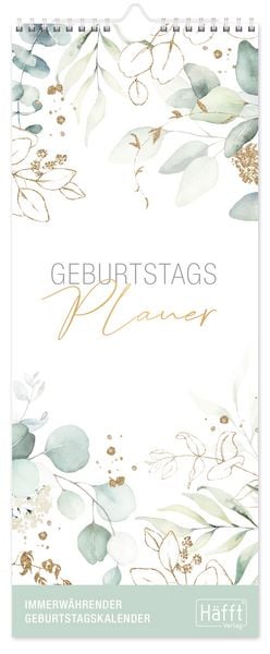 Produktbild: Geburtstagsplaner Wandkalender kompakt