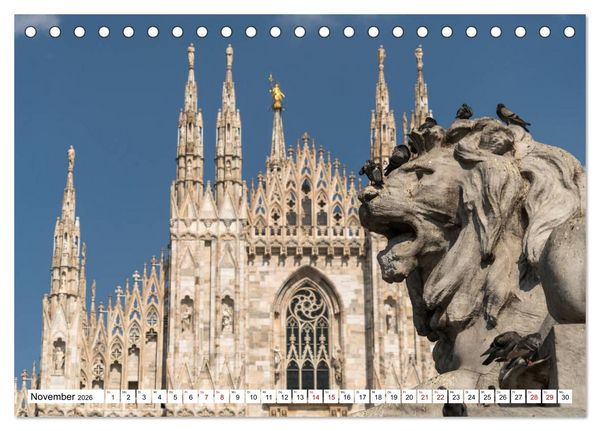 Produktbild: Italien - Mailand (Tischkalender 2026 DIN A5 quer), CALVENDO Monatskalender