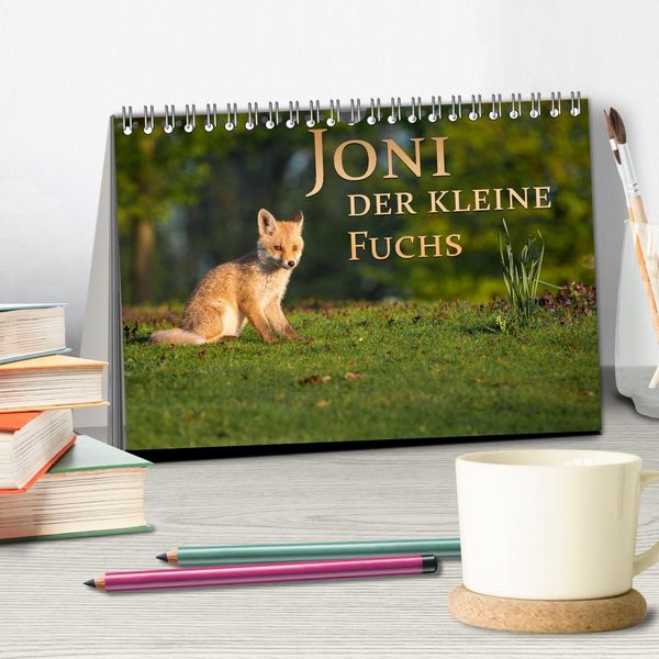 Produktbild: Joni, der kleine Fuchs (Tischkalender 2026 DIN A5 quer), CALVENDO Monatskalender
