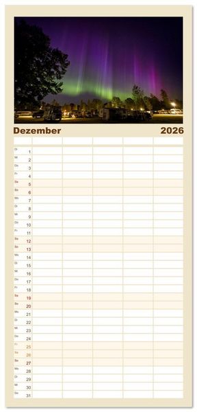 Produktbild: Familienplaner 2026 - Schweden - Die Highlights von Sm&aring;land bis zur Westk&uuml;ste mit 5 Spalten (Wandkalender, 21 x 45 cm) CALVENDO