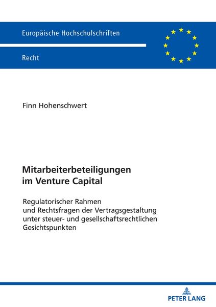 Produktbild: Mitarbeiterbeteiligungen im Venture Capital
